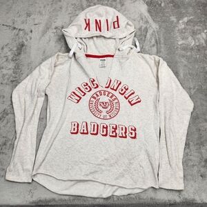 Victoria's Secret PINK. Wisconsin Badgers hoodie.  EUC. Size medium.